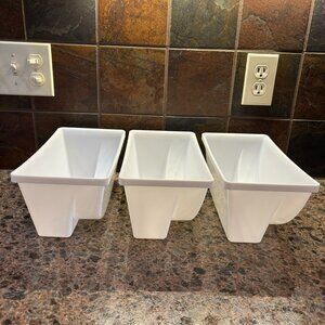 3 Room Essentials Food Storage Container Lid Organizer Round Square Holder